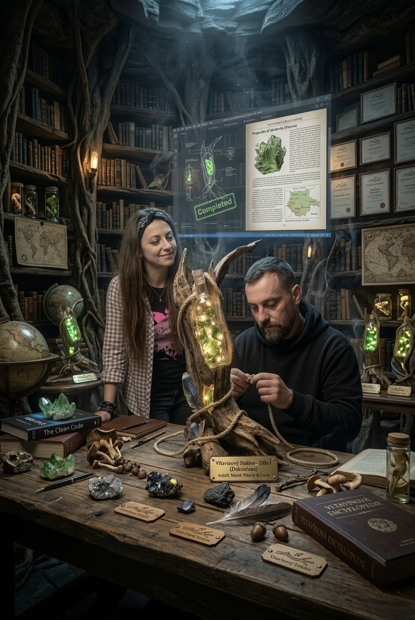 Společná kontrola vltavínů — přesná poloha kamene rozhoduje o charakteru světla